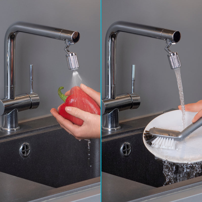 Wassersparer Waschbecken mit 360 Grad Gelenk (NEU) - 2er Set